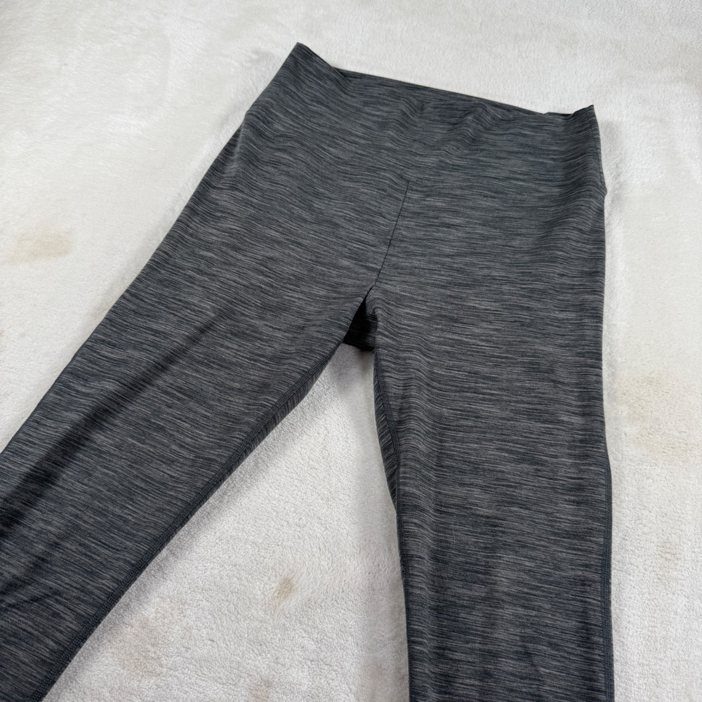 Outdoor Voices Womens Charcoal Grey Space Dye High Waisted Leggings Size M